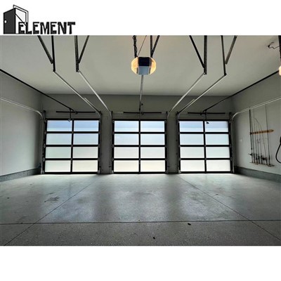 Rūpnieciskās paceļamas stikla durvis